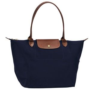 Brand new large navy blue 18” longchamp bag w/tags